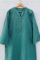 Green Dobby Kurta