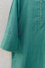 Green Dobby Kurta