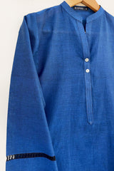 Cobalt Tarkashi Kurta