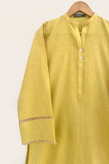 Yellow Tarkashi Kurta