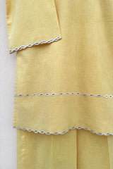 Yellow Scalloped Set