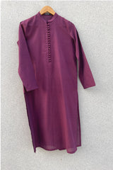 Magenta French Kurta