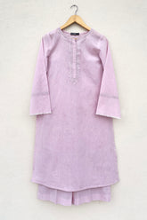 Pink Embroidered Set