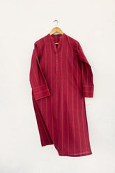 Crimson Dobby Kurta