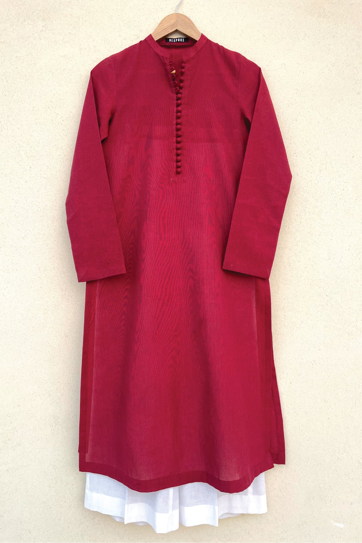 Rozana Kurta- Crimson