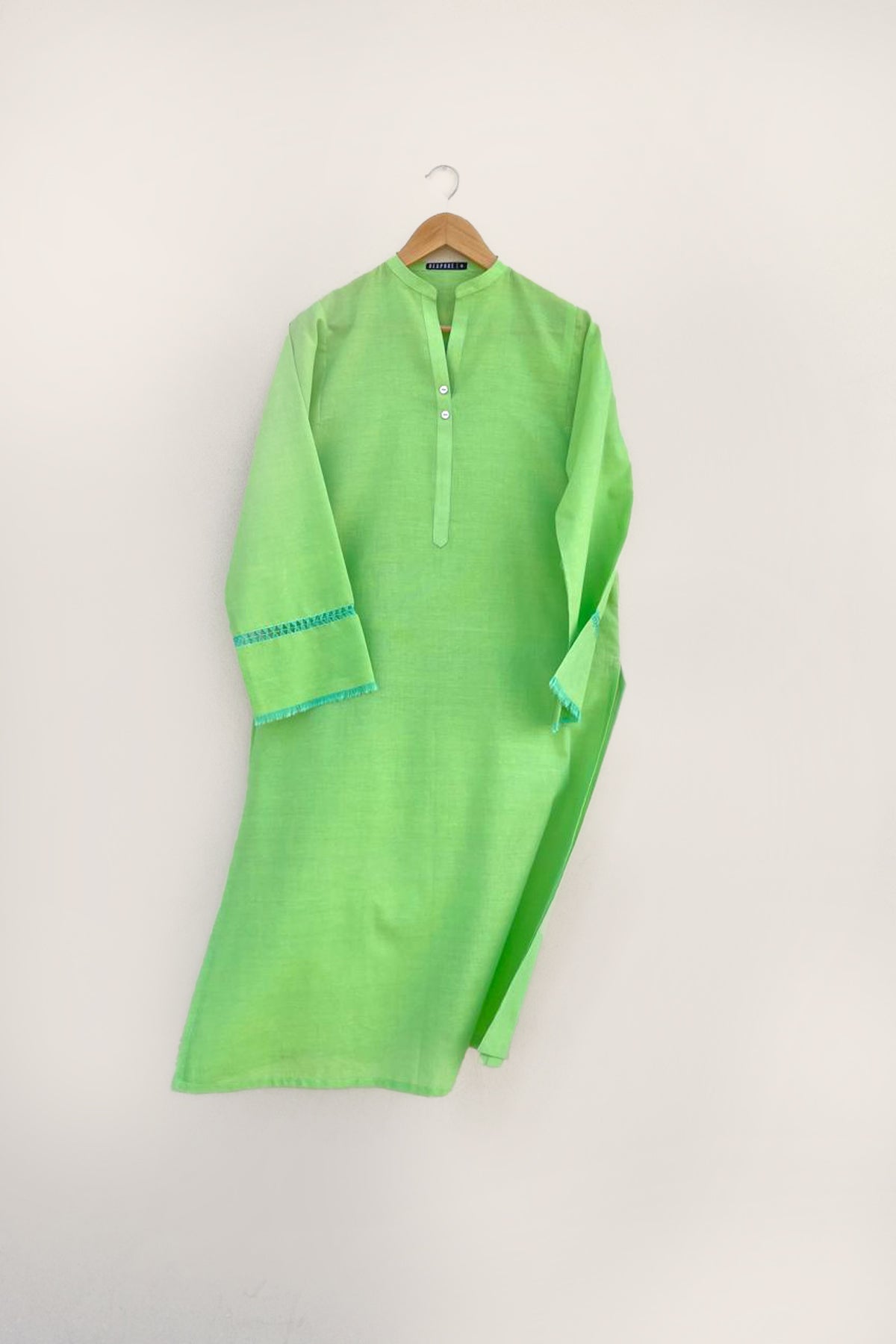 Lime Tarkashi Kurta