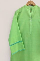 Lime Tarkashi Kurta