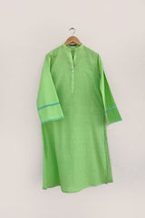 Lime Tarkashi Kurta