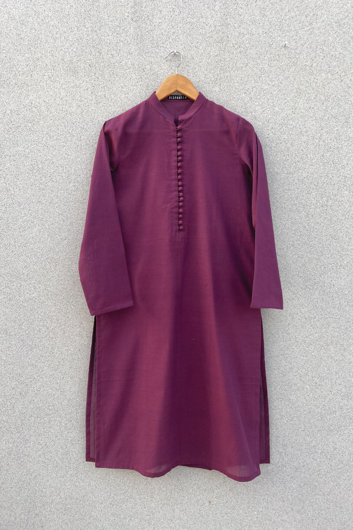Magenta French Kurta