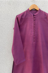 Magenta French Kurta