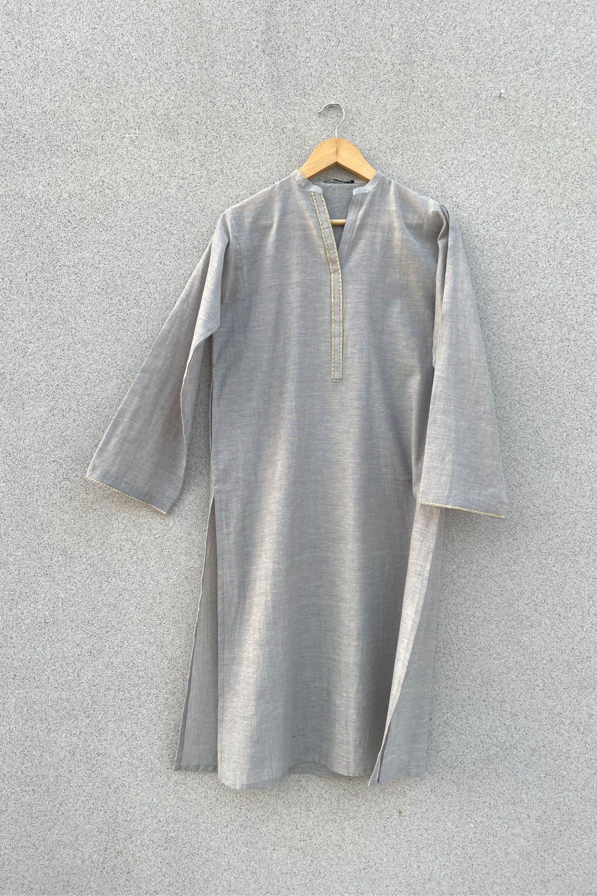 Gray Shimmer Kurta