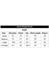 Coco Striped Kurta